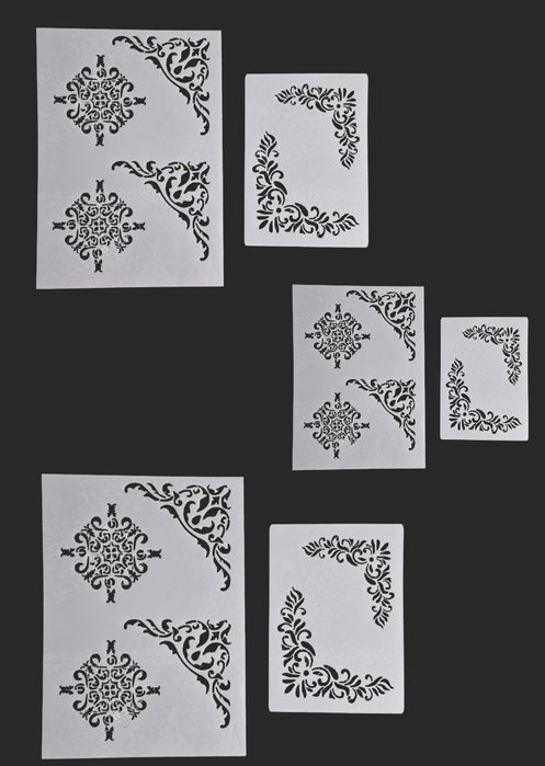 2 szt -Szablony, malarski, DIY, scrapbookingu, meble, Nr M 4