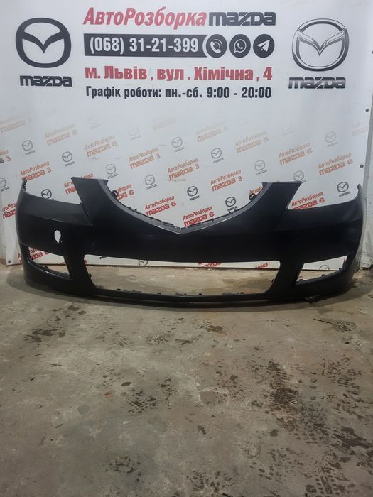 Бампер Mazda 3 bk седан 2006-2009р.в. рестайл Мазда 3 бк