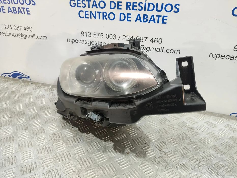 Conjunto Farol Otica Frente Frontal Direita Original Xenon BMW Serie