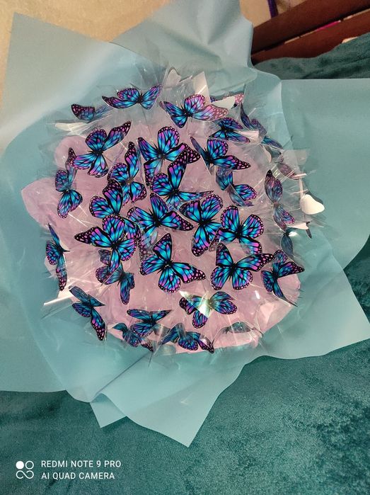 Букет з метеликів, букети з бабочек.