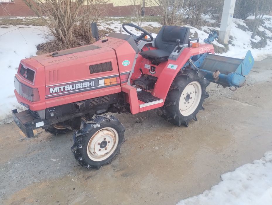 Traktorek ogrodowy Japoński Mitsubishi MT14 glebogryzarka
