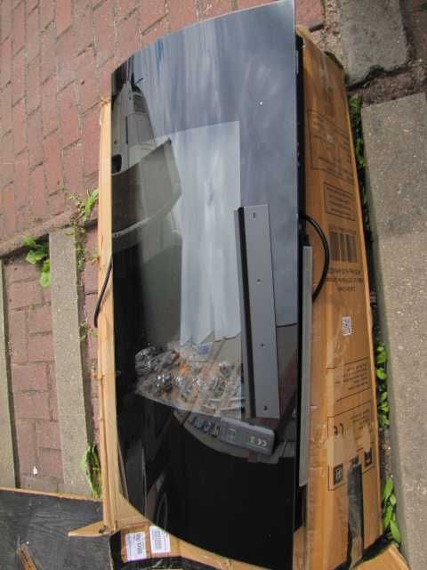 Kominek elektryczny 2000W LED wiszący szklany Klarstein