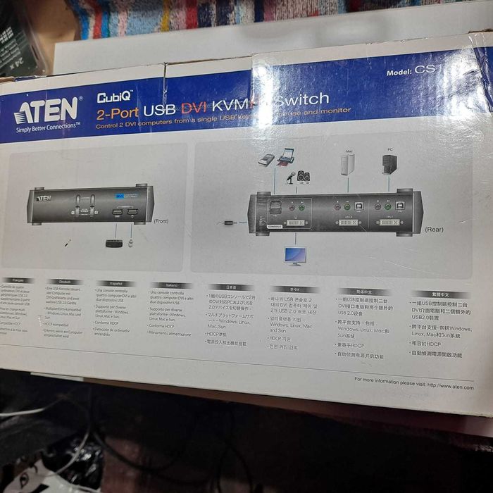 ATEN CS1762A Przełącznik KVM DVI