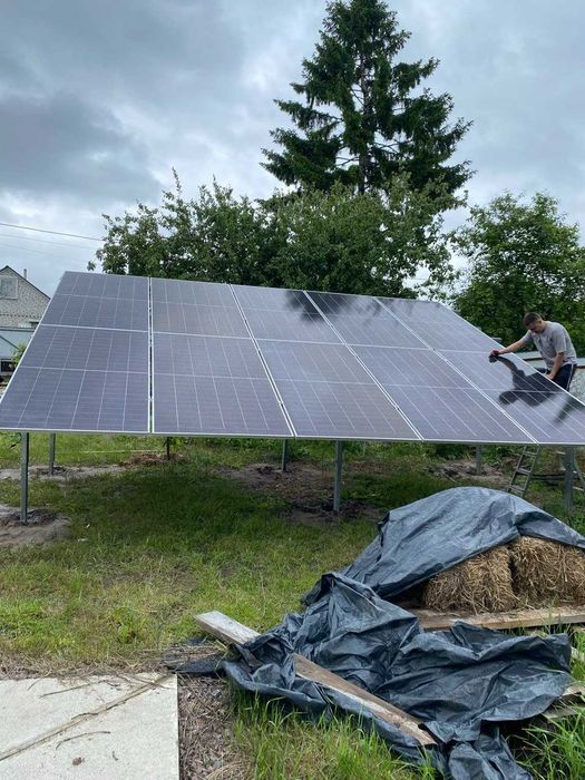 Сонячні панелі "під ключ" / Монтаж сонячних батарей / Електростанція