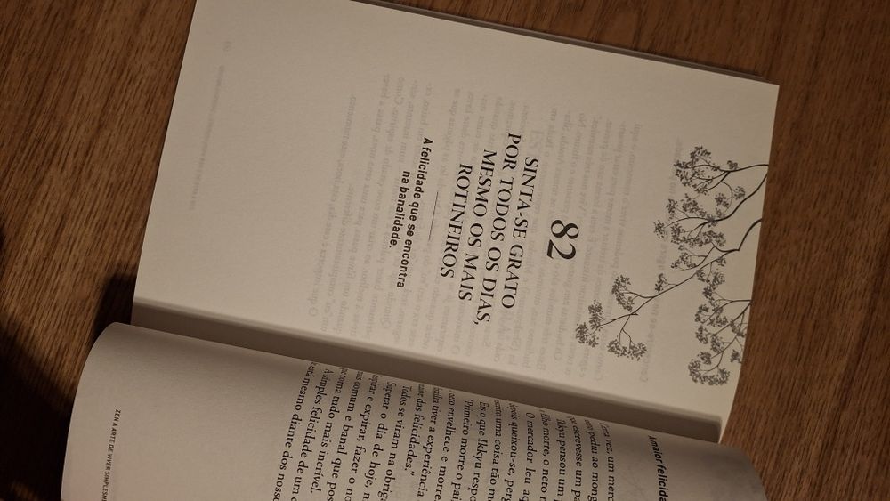 Livro "Zen, a arte de viver simplesmente"