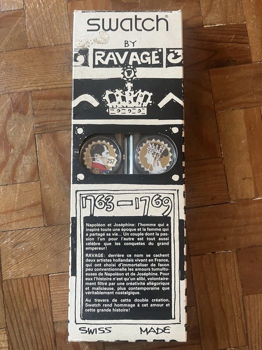 Relógios Swatch by Ravage Napoleão e Josefina