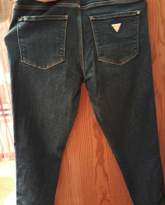 Calça de ganga escura guess