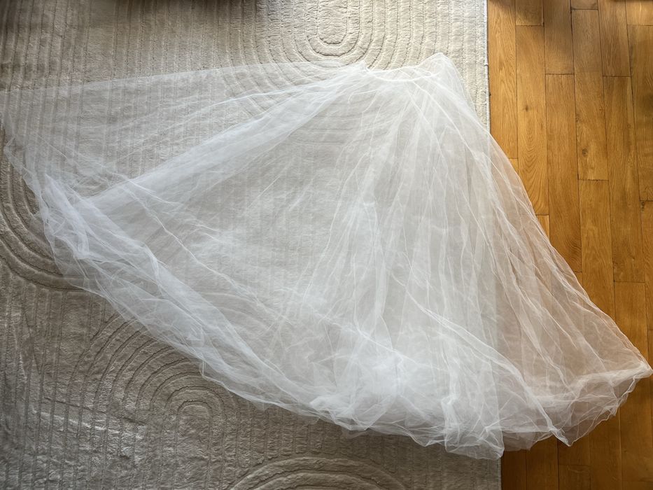 Biała spódnica tiulowa ślub ślubna