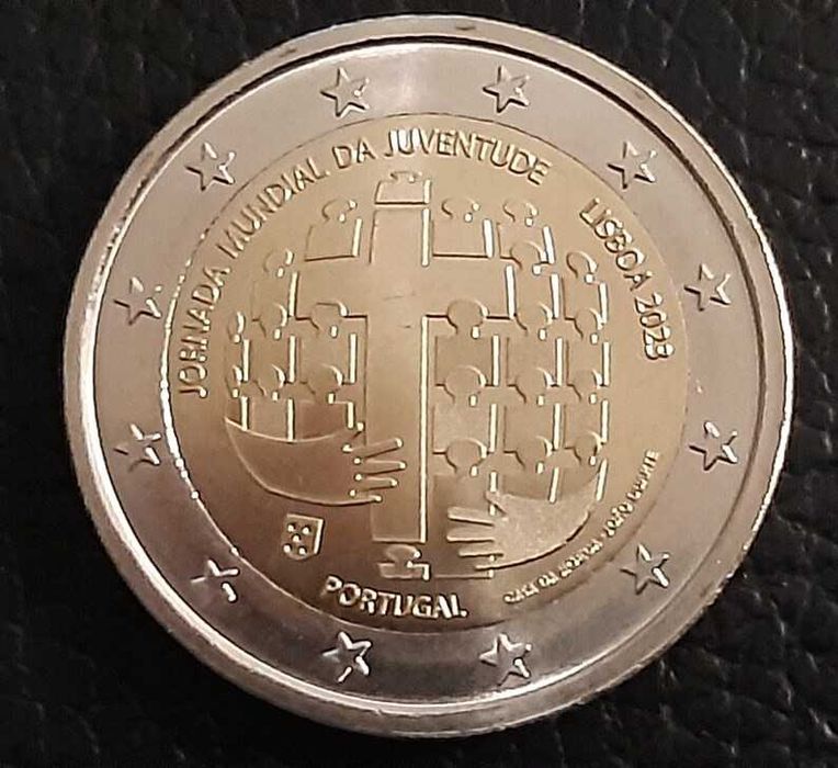 Moeda de 2€ portuguesa 2023 jmj