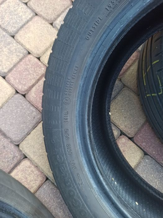 Continental Eco contact 195/55/16 4 szt lato komplet opony