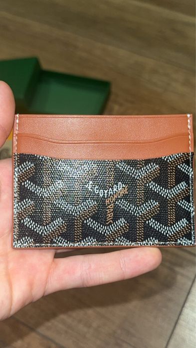 Czarny Portfel Goyard Saint-Sulpice Card Wallet