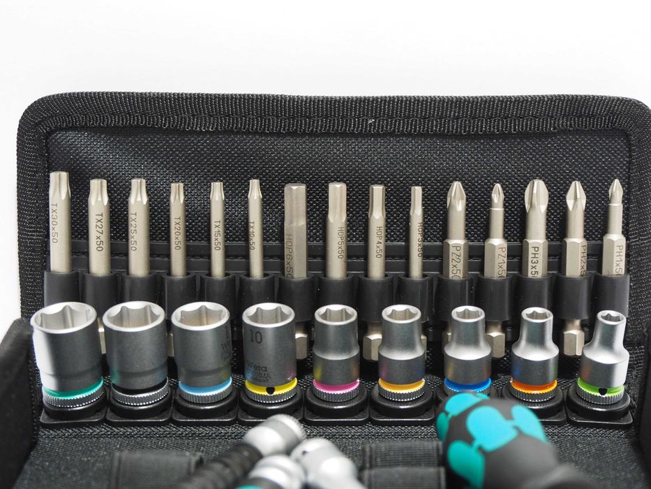 Wera zestaw bity nasadki klucze 8100 SA 6 grzechotka 1/4''