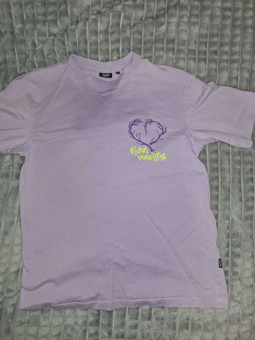 T-shirt XS  S Cropp fiolet