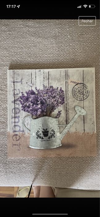 Quadro decorativo com relevo