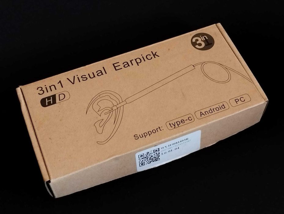 Otoscópio Visual 3 em 1 USB - Novo