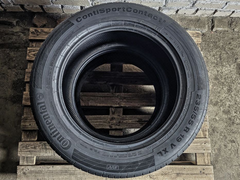 Пара 235/55r19 Continental | 6mm | 2023 | Преміум шини 2шт. | Ідеальні