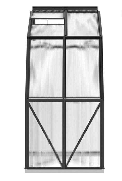 Szklarnia z ramą podstawy aluminium 3,3m2 NOWA