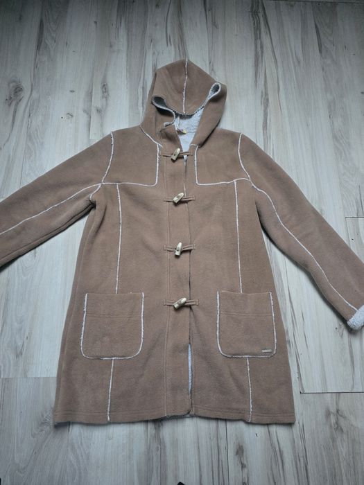 Płaszcz ocieplany z barankiem Rozmiar M