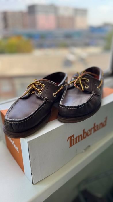Продам шкіряні мокасини Timberland