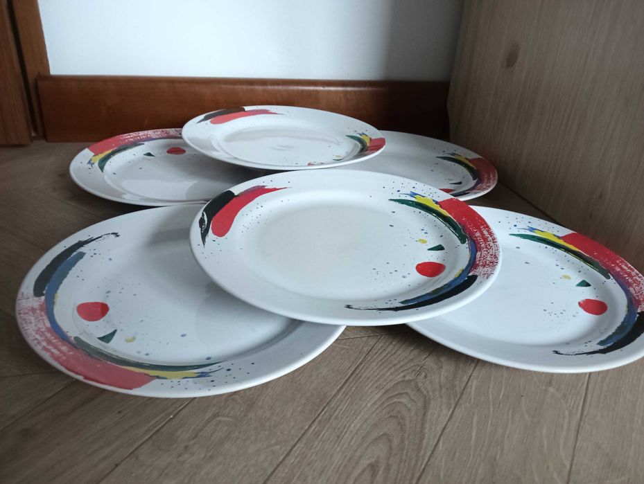 Talerz ceramiczny zestaw 6st obiadowy Tułowice