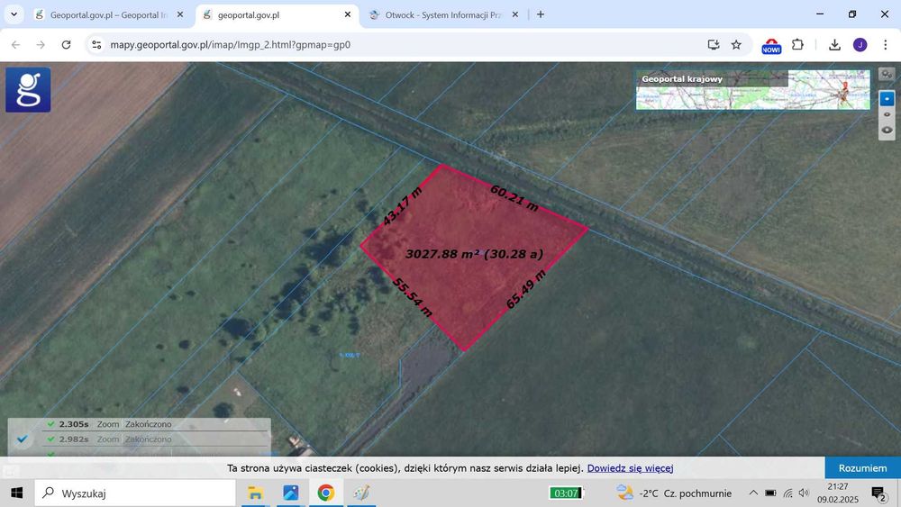 Działka budowlana z linią brzegową z WZ, Otwock Sobienie Biskupie