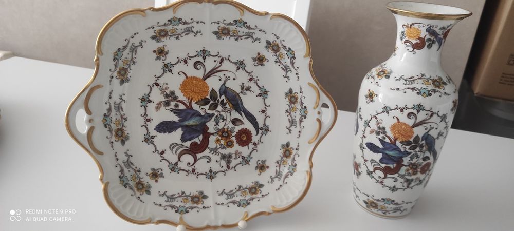 Wazon+talerz dekoracyjny