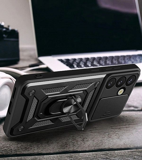 Pancerne etui Hybrid Armor Camshield z podstawką i osłoną aparatu na O