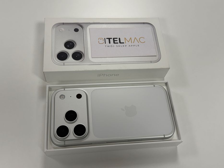 Apple iPhone 17 Pro 256 GB 5G SIM • Srebrny BAT 100% 0 CYKLI • Gwarancja • Raty 0%