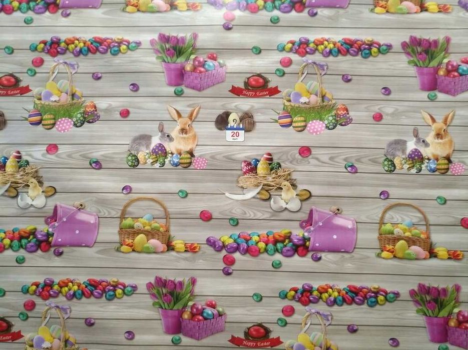 Obrus ceratowy, cerata świąteczna WIELKANOC 80x130