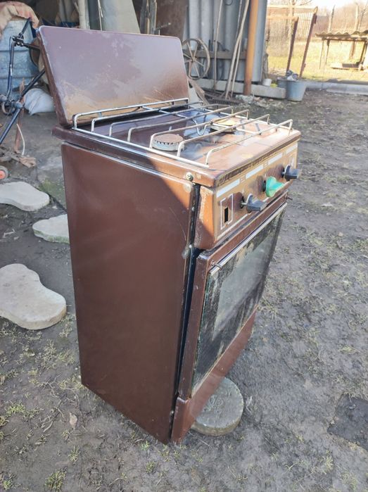 Плита газова двоконфоркова стаціонарна.