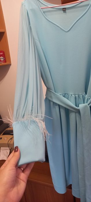 Ніжна блакитна сукня