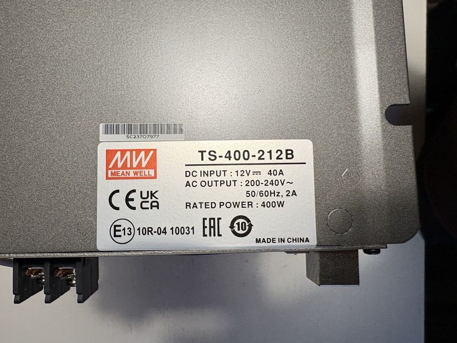 Інвертор потужності Mean Well TS-400-212B DC/AC