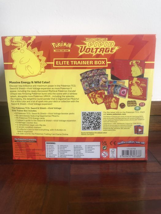 Pokemon vivid voltage elite trainer box