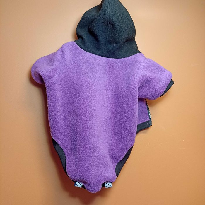 Bluza ciepła polarowa z kapturem dla pieska rozm. S/M