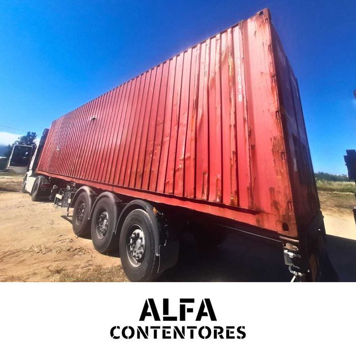 Contentor Marítimo 40' HC - 12 Metros Altura Extra