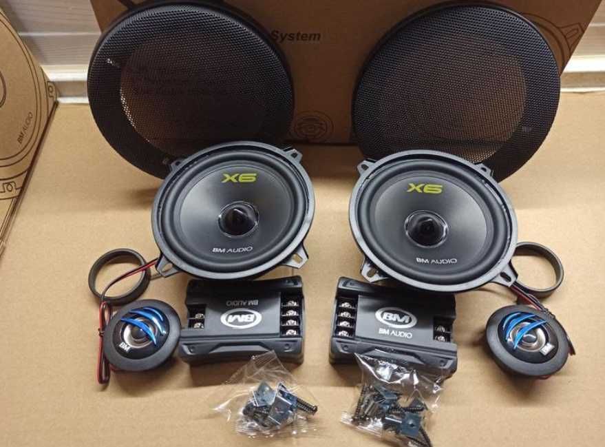 Компонентні динаміки 13см boschmann 200вт акустика пищалки автозвук