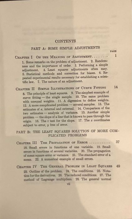 Statistical Adjustment of Data - W. E. Deming64552857847554121