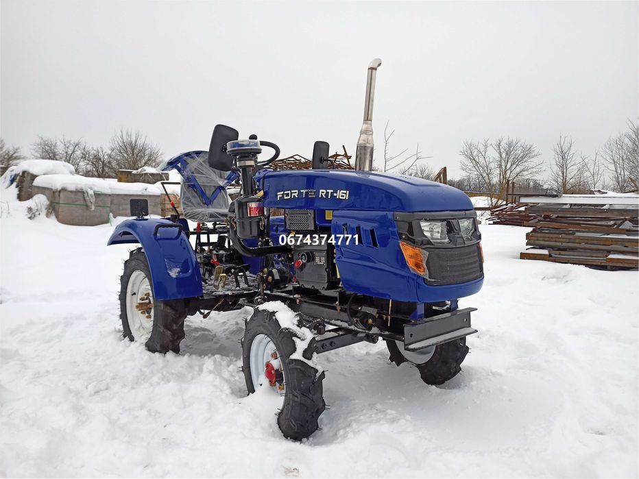 Мототрактор Forte RT 161 ФОРТЕ + Фреза і Плуг Доставка Гарантія Сервіс