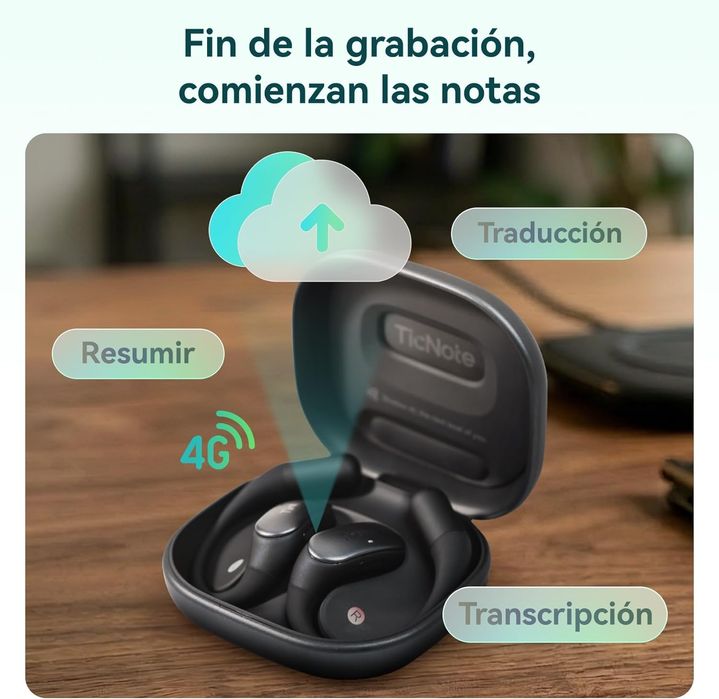 Gravador Inteligente TicNote Pods – Novo | Autônomo com IA