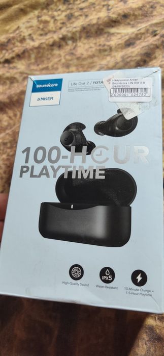 Навушники вакуумні.Anker soundcore life Dot2.