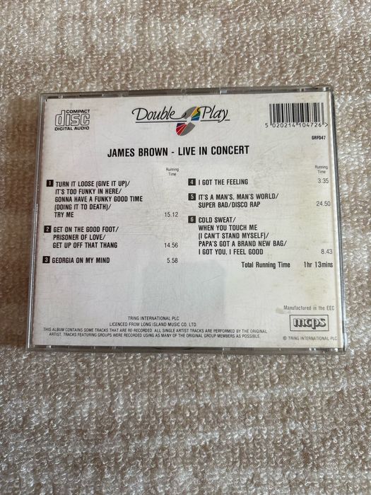 James Brown - Live in Concert CD original