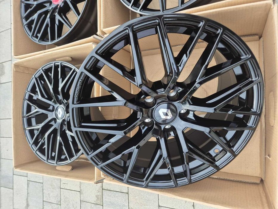 Felgi 18" 5x114,3 Nissan Renault Mitsubishi Hyundai Nowe Czarne TPMS | #RS4