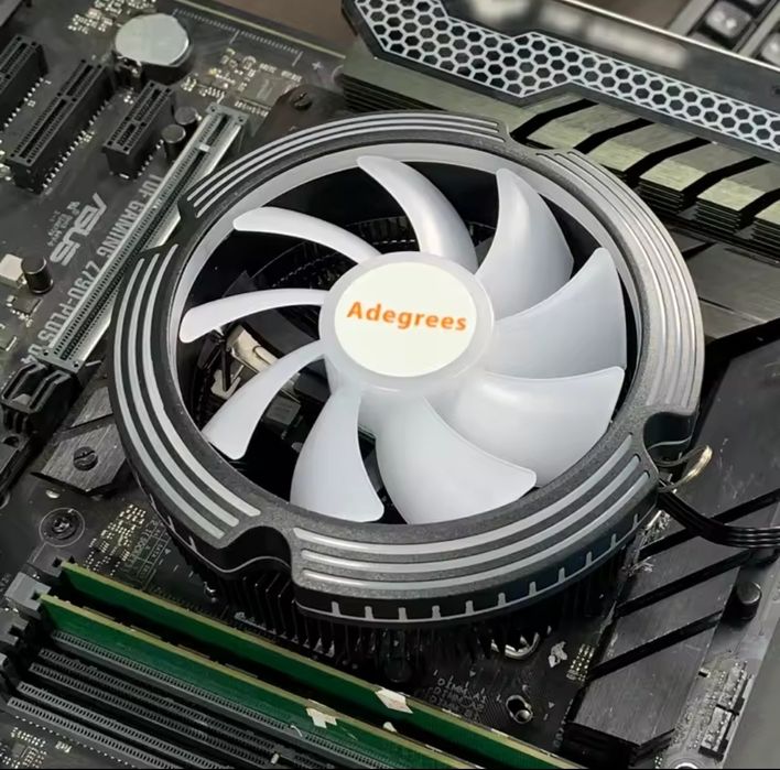 Кулер для процессора 120мм RGB 4pin 110W TDP AMD/Intel