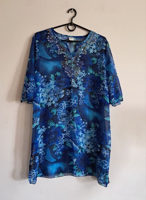 Tunika plażowa  - L  (70% wiskoza,  30% polyester)