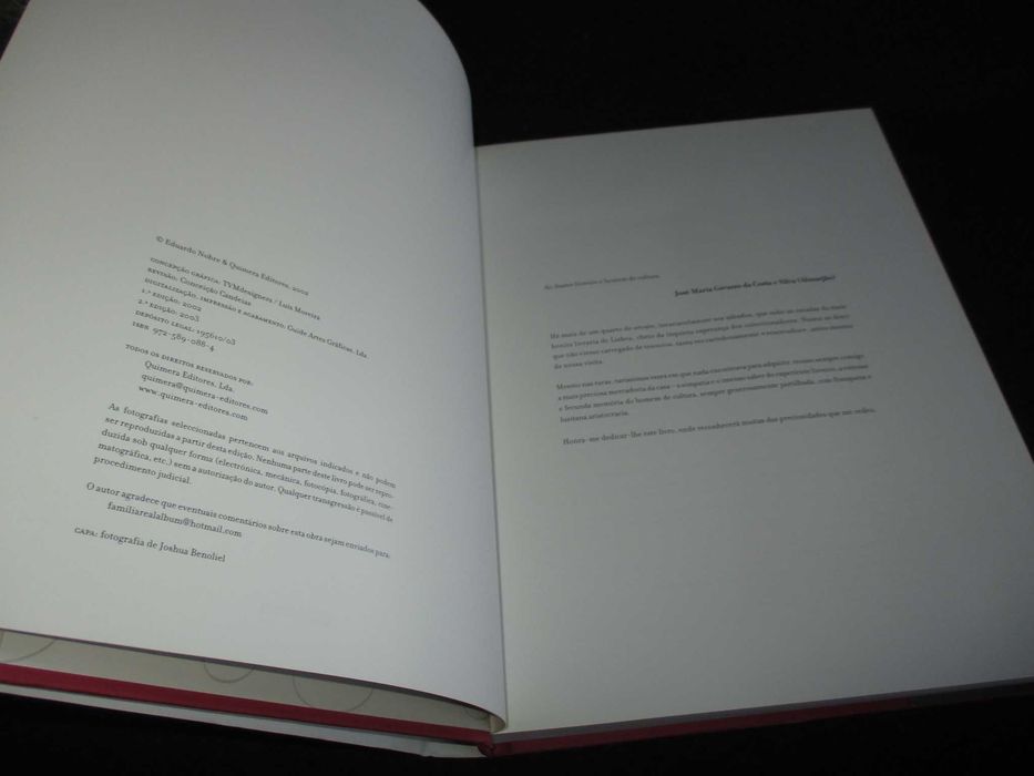 Livro Família Real Álbum de Fotografias Eduardo Nobre
