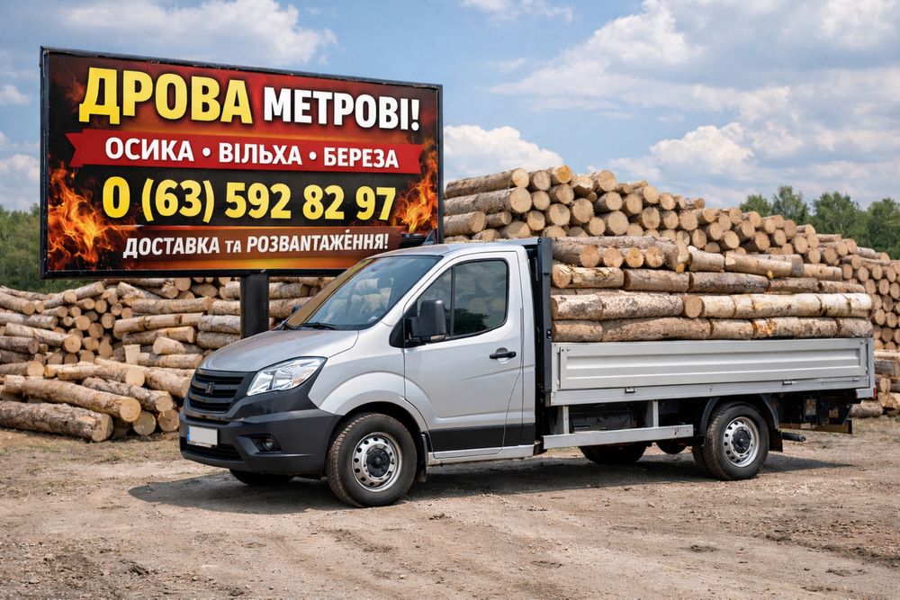 Продам дрова вільха береза осика є доставка