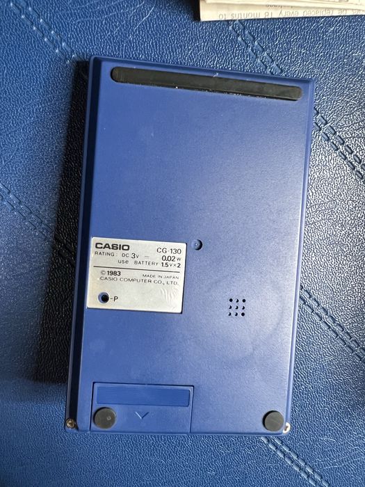 Videojogo da Casio CG-130 Astro Chicken