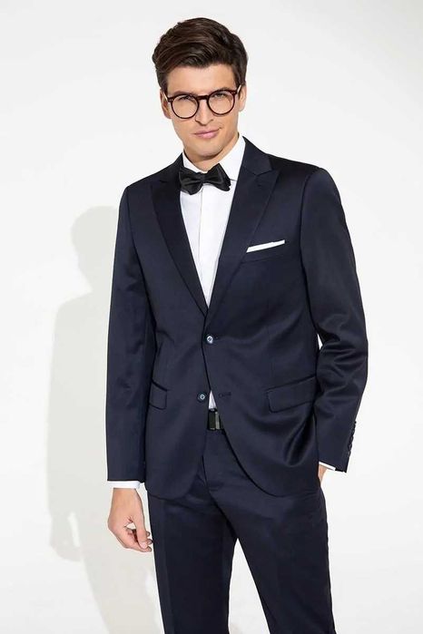 Nowy garnitur męski ślubny PAWO marynarka i spodnie