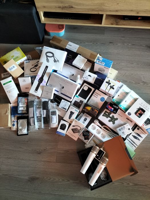 Paczka niespodzianka, elektronika, zwroty, Nowe, Amazon