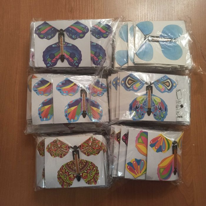 НОВЫЕ Волшебные летающие Бабочки сюрприз в Открытку/Книгу на подарок